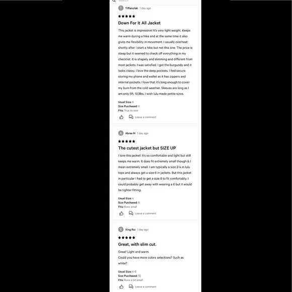 ❄️LULULEMON DOWN FOR IT ALL JACKET/COAT-CLEMENTINE - Picture 12 of 16